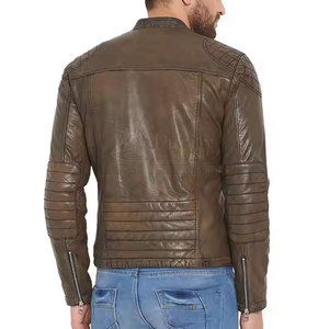 Fashion Wear <b>Men</b> Leather <b>Jacket</b> <b>Lightweight</b> High Street Winter Hot Selling Best Price High Quality - Product Image 4