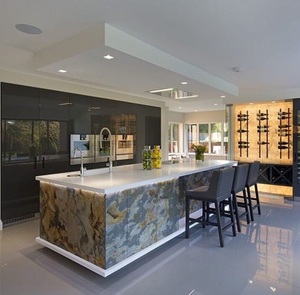 Fabricant de placages en pierre fine naturelle en Inde Feuilles de placage en pierre flexibles Intérieur Tailles disponibles 61x122cm 122x244cm - Product Image 1