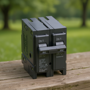 เบรกเกอร์แบบหล่อขึ้นรูป Enphase Type BR 80A 2 โพล 120/240V 10K BR280 - Product Image 3