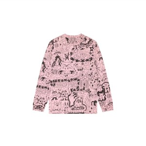 Chemise pour hommes et femmes Teddy Fresh All-Over Sketch Print-T-shirt graphique élégant avec dessin artistique, parfait - Product Image 1