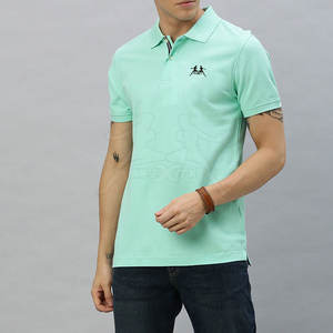 T-shirts polo respirants pour hommes T-shirts polo imprimés avec logo personnalisé T-shirts polo élégants pour hommes - Product Image 4