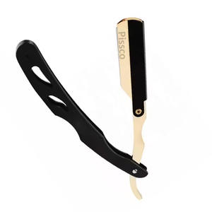 Meilleur fabricant Pissco pour rasoir droit pour hommes, couteau de rasage pliable, rasoir droit en acier inoxydable, outils de beauté, logo personnalisé - Product Image 2