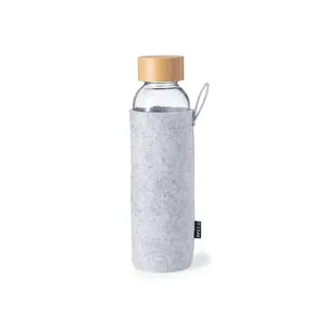 Borraccia Sostenibile in Vetro e Bambù Blorek - Gadget Ecologico per Bere - Product Image 1