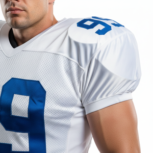 Uniforme de football américain pour hommes personnalisable, maillot respirant personnalisé, pantalon, haut à manches courtes, vêtements de sport - Product Image 3