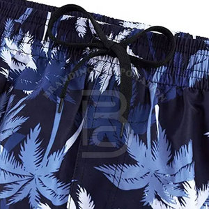Pantalones cortos informales de verano de alta calidad para hombre, con sublimación de Cintura elástica de tela de lona Color de tamaño personalizado, el mejor precio al por mayor, no tejido - Product Image 3