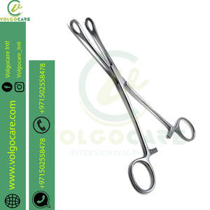 Forceps éponge Foerster 12 "droit dentelé chirurgical tenant dans des instruments chirurgicaux de style unique - Product Image 3