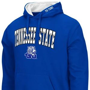 Para Tennessee State University Blue Pullover Hoodie 100% algodón Custom TSU Logo Diseño sólido Técnica forrada para fanáticos de HBCU - Product Image 2