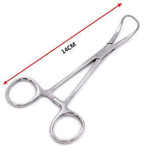 ที่หนีบผ้าแบ็คเฮาส์ สแตนเลส ใช้ซ้ำได้ พร้อมกลไกล็อค สำหรับงานทันตกรรมมืออาชีพ - Product Image 2