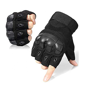 Guantes de ciclismo transpirables de secado rápido unisex cuero sin dedos clásico con suministro al por mayor de piel importada OEM - Product Image 2