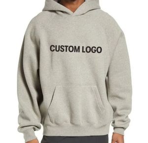 Venta al por mayor de diseño de impresión personalizada Regular Fit 100% algodón ropa de calle de invierno Sudadera con capucha con bolsillo 2 uds - Product Image 1