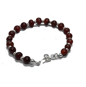 Bracelet en cristal perles de pierre de jaspe rouge perles rondes bracelet en pierre de cristal bijoux de mode hommes et femmes cadeau énergie - Product Image 5