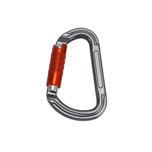 Mousqueton en alliage d'aluminium YAC025T avec design en forme de D, finition anodisée - Product Image 4