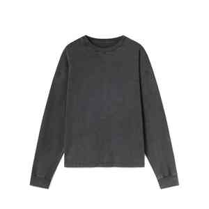 Sweat-shirt unisexe à col rond personnalisé 100% coton Sweat-shirt à col rond surdimensionné en molleton français Sweat-shirt uni Streetwear Hoodie de luxe - Product Image 1