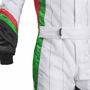 Traje de Karting de carreras Diseño personalizado Transpirable Ligero % Tela de poliéster Servicio OEM para conductores de Kart y deportes de motor - Product Image 4