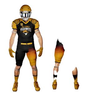 Conjuntos de uniformes de fútbol americano impresos sublimados de Venta caliente para hombres/El mejor uniforme de fútbol americano de talla grande de nuevo diseño - Product Image 6