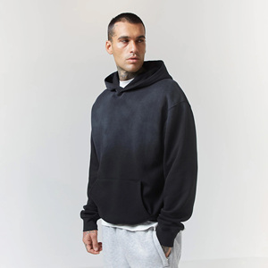 Sweat à capuche de sport pour homme de haute qualité, nouvelle mode, à séchage rapide, manches longues, logo personnalisé, vêtements de sport de compression, sweat à capuche personnalisé pour homme - Product Image 2