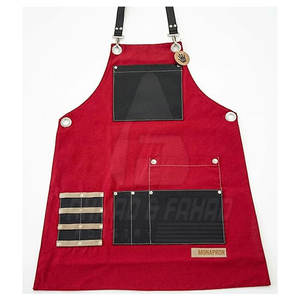 2026 Handmade Comfortable <b>Men</b> Leather <b>Apron</b> Vest Style Durable Full Protection Adjustable Straps <b>for</b> <b>BBQ</b> and Work - Product Image 6