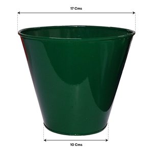 Fournitures de décoration de jardin en métal enduit de poudre tenture murale seau à fleurs et jardinières décor de jardin à usage domestique - Product Image 5