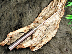 Couteau de chef de cuisine personnalisé pris en charge par l'OEM fait à la main avec manche en bois et lame en acier inoxydable - Product Image 2