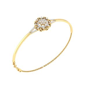 Elegante pulsera de plata de ley 925 con inspiración floral y botánica con diamante circón regalo de joyería para fiesta de boda para mujer - Product Image 3