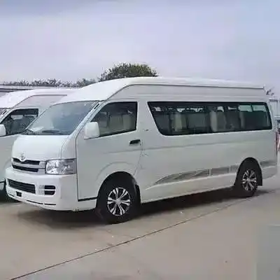중고 오리지널 일본 양호 HIACE 미니 버스 디젤 가솔린 소형 버스 15 인승 미니 버스