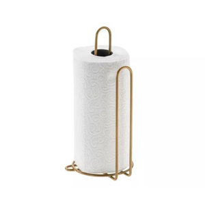 Industrial Black Metal Free Standing Tissue <b>Paper</b> Holder with Decorative Wire Design for <b>Kitchen</b> or Dining Table Decor - Product Image 4