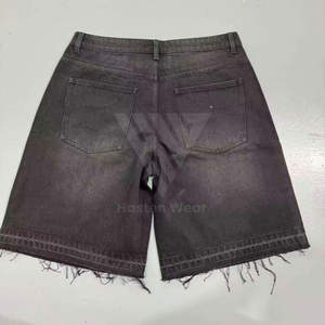 Jeans Oversize Chic 100% Algodón, Jeans Slim con Flecos, Jeans con Estampado de Mono y Piedras de Imitación para Hombre, Jeans de Verano - Product Image 2