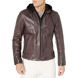 Factory Direct sales Men's <b>leather</b> <b>Jackets</b> fashionable men <b>Genuine</b> <b>leather</b> <b>jacket</b> <b>jacket</b> for men - Product Image 3