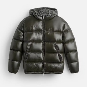 Chaqueta Deportiva con Capucha para Hombre para Clima Frío en Color Sólido, Mezcla Premium de Algodón y Poliéster, Prenda Exterior Elegante y Duradera - Product Image 5
