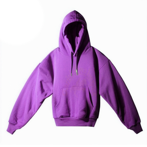 เสื้อมีฮู้ดผ้าคอตตอนออร์แกนิคโอเวอร์ไซส์ดีไซน์ฮิปฮอปทรงหลวมผ้าหนาออกแบบได้ตามต้องการ - Product Image 3