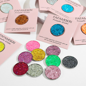 Wholesale Maquillage Gold Sparkle Chunky Pressed <b>Eyeshadow</b> Glitter Eye Shadow Makeup Products - Product Image 2