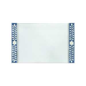 Plateau en acrylique fait à la main Opulent Fusion avec incrustation de nacre Plateau de service de luxe Ramadan, cadeaux de l'Aïd et décoration de la maison moderne - Product Image 2