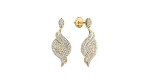 High Demand 18K <b>Rose</b>, Yellow Gold Diamond Stud Earrings Delicate Everyday Sparkle Brilliant Round Cut Certified Birthday Gift - Product Image 2