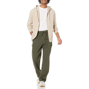 Sudadera de 320 gramos de peso pesado para hombre, sudaderas con capucha a granel de alta calidad, diseño de cremallera, cuello con capucha forrado, estampado de invierno, patrón sólido - Product Image 2