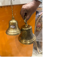 Cloches en laiton faites à la main de grande taille sur mesure adaptées aux temples de la maison et aux magasins de décoration pour la revente