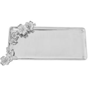 ถาดเสิร์ฟแบบคลาสสิกพร้อมที่จับโลหะถาดหนังตกแต่งโต๊ะโรงแรมชากาแฟรูปทรงสี่เหลี่ยมถาดเสิร์ฟสีน้ำตาล - Product Image 4