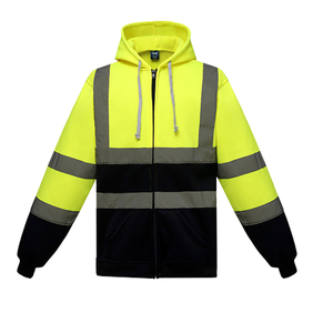 Chaquetas de trabajo de construcción personalizadas para hombres Abrigo reflectante de alta visibilidad con capucha impermeable para seguridad Otros entornos de trabajo - Product Image 1