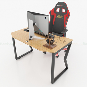 โต๊ะเกมมิ่ง 70x120 ซม. ขาแบบตัว M ทำจากพลาสติกและไม้ MDF และพื้นผิวเมลามีน ยี่ห้อ GBamboo - Product Image 2