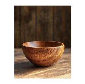 <b>Table</b> Decorative Wooden Serving Bowl Styled For Premium Home Settings Genuine Quality Made In India - Product Image 4
