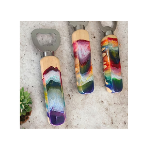 ที่เปิดขวดทำจากไม้และเรซินโลหะอุปกรณ์เสริมสำหรับบาร์หัตถกรรมมีขนาดและรูปร่างแตกต่างกัน - Product Image 3