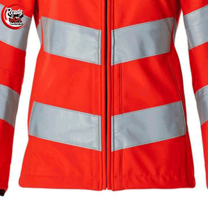 LX <b>Women's</b> <b>Hi</b> <b>Vis</b> Softshell Safety <b>Jackets</b> Breathable and Waterproof Polyester Reflective Safety <b>Jacket</b> Up-to-date Design - Product Image 3