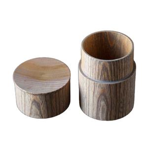 Seasoned Pine Wooden Canister Set of 1 For Sugar Coffee Tea home storage Kitchenware Accessories & Wood Jar Dinnerware - Product Image 2