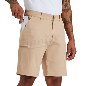 Shorts de sport respirants pour hommes, pour la gym, le golf, en polyester et élasthanne, séchage rapide, pour l'extérieur, anti-transpiration - Product Image 1