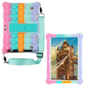 Quality Choice <b>10</b> <b>Inch</b> Silicone Hybrid Case with Shoulder Strap <b>Tablet</b> Stand Promotional Office Product - Product Image 4