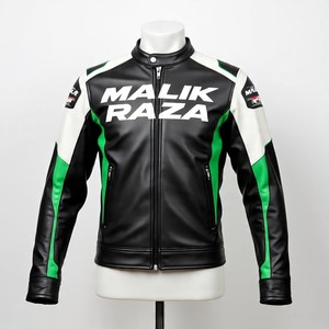 Chaqueta de moto de cuero personalizada de Bajo MOQ para startups | Precios directos del fabricante | Malik Raza - Product Image 3