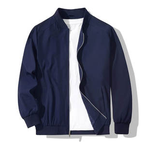 Chaqueta Bomber para Hombre, Estilo Piloto, Duradera, Ligera, con Cierre Completo, Puños Acanalados, Estilo Clásico de Vuelo, Chaqueta Casual de Moda para Exteriores - Product Image 1