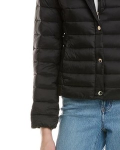 <b>Short</b> Puffer <b>Jacket</b> <b>Women's</b> Zip Up Winter Coats <b>Short</b> Fashion Satin Bubble Coat for Cold Weather RRI-WJ-38 - Product Image 5