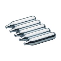 Cartuchos de CO2 de Grado Alimenticio de 12g (99.99% de Pureza), Presión de 69 bar, Desechables, de Acero al Carbono, Certificación CE, Inflador de Neumáticos para Válvulas Presta