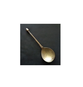 Cuchara de Cubiertos de Latón Dorado para Cocina, Hogar, Hoteles, Bodas, Mesa de Comedor, Cuchara de Servir Pequeña - Product Image 1