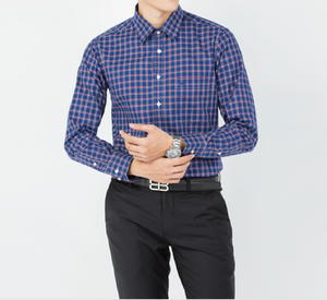 Vente en gros de chemise de haute qualité à manches longues pour hommes chemise boutonnée décontractée de haute qualité - Product Image 4